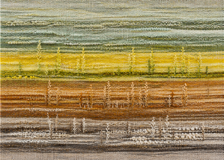 AI-generated tapestry sample based on common mullein